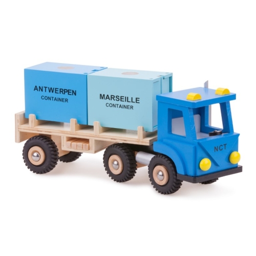 Nuovo camion di giocattoli classici con 2 contenitori